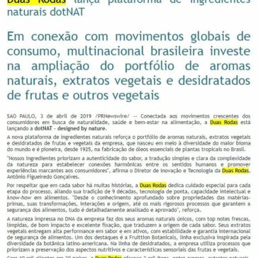 Duas Rodas lança plataforma de ingredientes naturais dotNAT – Top Sector