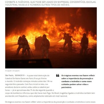 Catedral de Notre-Dame, Museu Histórico Nacional e Ninho do Urubu: a importância na prevenção e combate a incêndios- Inteligência & Inovação