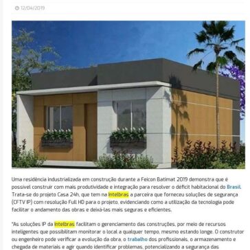 Casa montada em 24h é destaque em evento de engenharia- Blog do Moreira