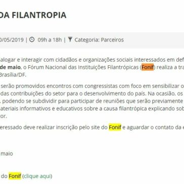 CARAVANA DA FILANTROPIA- ABMES