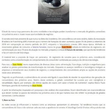 Selecta aprofunda 6 tendências de consumo para o futuro do setor de sorvetes – Guia GPHR