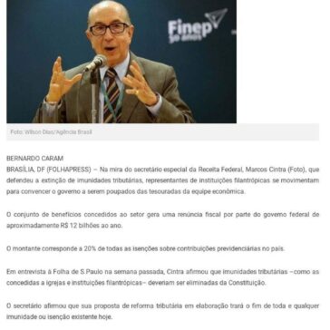 Filantrópicas fazem lobby por isenções de R$ 12 bi por ano- Paraíba Online