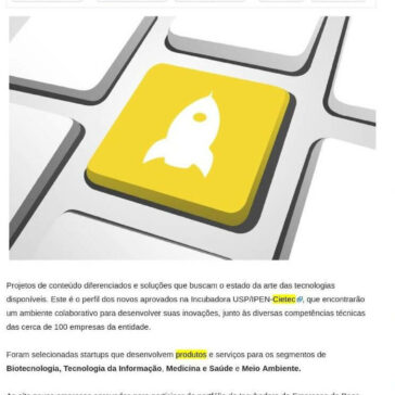 Cietec apresenta oito novas empresas incubadas e reforça aposta em tecnologia- E-Commerce News