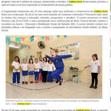 Instituto Arcor comemora 15 anos com seminário, novo programa e prêmio no Salão de Humor de Piracicaba- Campo Grande Notícias