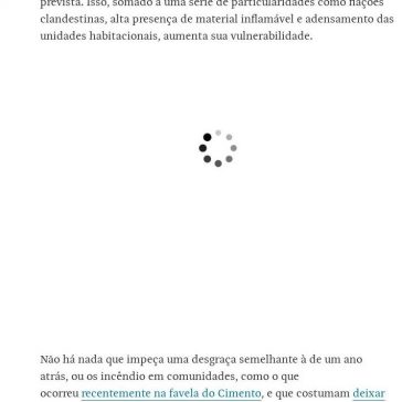 Falta de legislação aumenta vulnerabilidade a incêndio em favelas e ocupações- Folha de S. Paulo (On-line)
