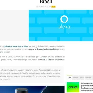 Amazon permite que LG e outras incorporem a Alexa em seus produtos no Brasil -Tudocelular
