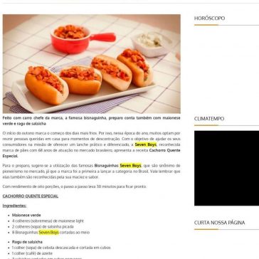 Seven Boys apresenta receita de cachorro quente especial – Giro MT