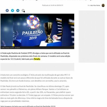 Federação divulga bola da final do Paulistão 2019; veja -Torcedores.com