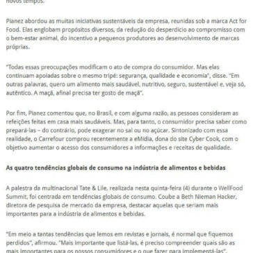 Act for Food: as iniciativas do Carrefour para que você coma melhor – ACIJ