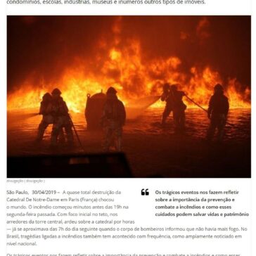 Catedral de Notre-Dame, Museu Histórico Nacional e Ninho do Urubu: a importância na prevenção e combate a incêndios -Apps Tudo