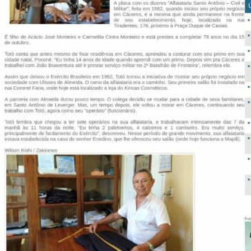 Totó, o mais antigo alfaiate de Cáceres – Jornal Oeste