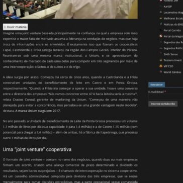Por dentro da Unium, a cooperativa das cooperativas Castrolanda, Capal e Frísia – Gazeta do Povo – Vip Ceo