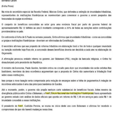 Filantrópicas fazem lobby por isenções de R$ 12 bi por ano- O Estado Online