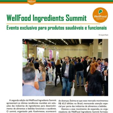WellFood Ingredients Summit – IT Ingredientes e Tecnologias