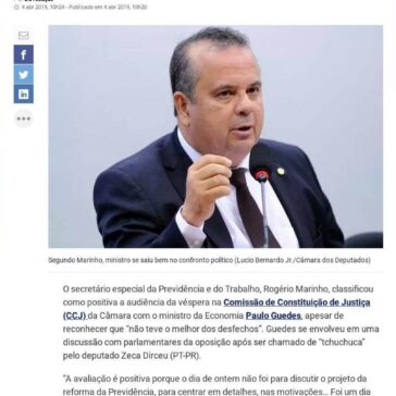 CCJ não teve “melhor dos desfechos”, mas foi positiva, diz Marinho- Veja.com