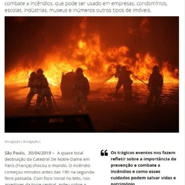 Catedral de Notre-Dame, Museu Histórico Nacional e Ninho do Urubu: a importância na prevenção e combate a incêndios-Barra Up