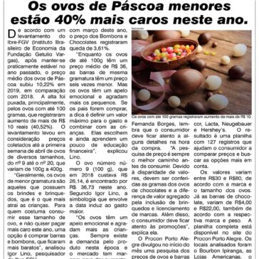 Os ovos de Páscoa menores estão 40% mais caros neste ano –  O Sul