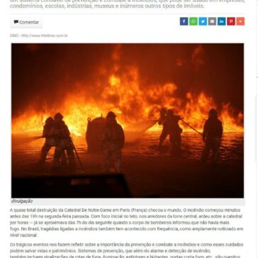 Catedral de Notre-Dame, Museu Histórico Nacional e Ninho do Urubu: a importância na prevenção e combate a incêndios- Teclando Web