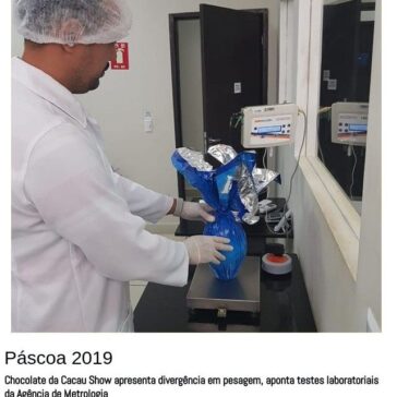 Páscoa 2019 : Chocolate da Cacau Show apresenta divergência em pesagem, aponta Agência de Metrologia – Sortimentos Eventos Feiras Moda Turismo Gastronomia
