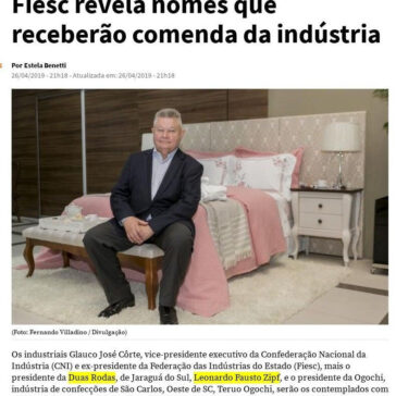 Fiesc revela nomes que receberão comenda da indústria – NSC Total
