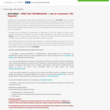 Certificação Técnica Alarme de Incêndio e Iluminação- Sympla