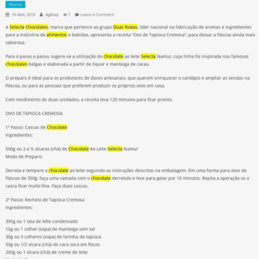 Receita de Páscoa: Selecta ensina Ovo de Tapioca Cremosa – Agito SP