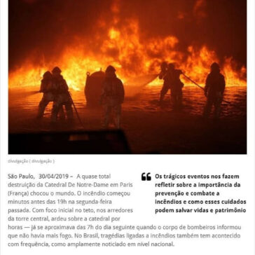 Catedral de Notre-Dame, Museu Histórico Nacional e Ninho do Urubu: a importância na prevenção e combate a incêndios- A Curiosa