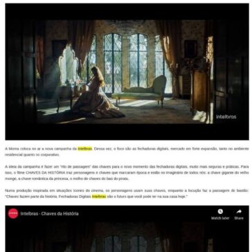 Moma assina campanha para Intelbras- Ad Online