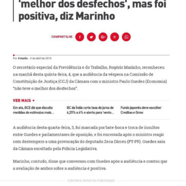 Reunião na CCJ não teve ‘melhor dos desfechos’, mas foi positiva, diz Marinho – Aqui Notícias