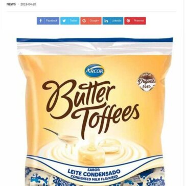 Arcor lança Butter Toffees Leite Condensado – Revista News