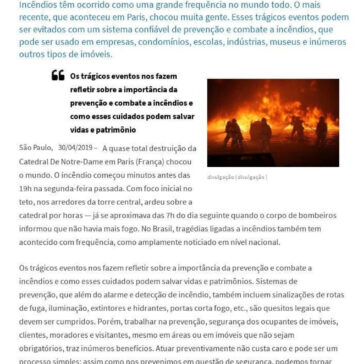 Catedral de Notre-Dame, Museu Histórico Nacional e Ninho do Urubu: a importância na prevenção e combate a incêndios- Te Amo Caruaru