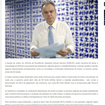 Relator da Previdência avalia medidas para elevar arrecadação do INSS – Tesouro Invest