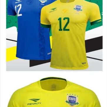 Penalty apresenta as novas camisas da Seleção Brasileira de futsal- Show de Camisas
