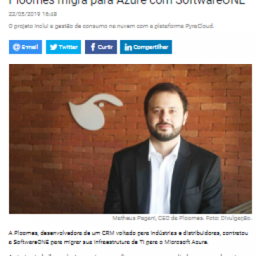 Ploomes migra para Azure com SoftwareONE- Baguete
