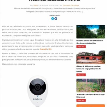 Android e iOS: campainha inteligente Xiaomi reconhece rostos está em oferta- Fala Guarulhos