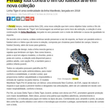 Penalty luta contra o fim do futebol arte em nova coleção- Máquina do Esporte