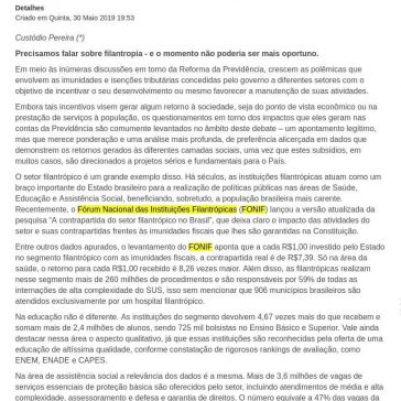 O impacto da filantropia para o Brasil- Empresas e Negócios