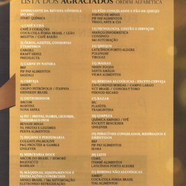 Parabéns a todas as empresas vencedoras do troféu gente nossa fornecedor 2019!