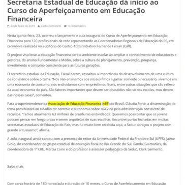 Secretaria Estadual de Educação dá início ao Curso de Aperfeiçoamento em Educação Financeira- Radio Fandango