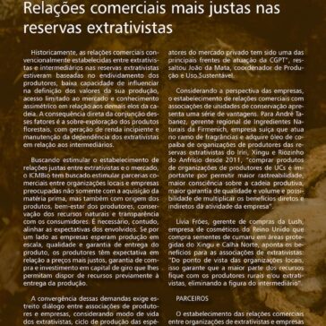 Relações comerciais mais justas nas reservas extrativistas – ICMbio em Foco