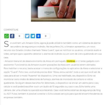 Alexa agora te avisa se o seu alarme de incêndio disparar ou se algum vidro da sua casa quebrar -Só Fatos