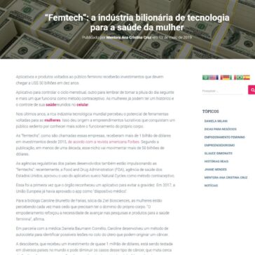 ‘Femtech’: a indústria bilionária de tecnologia para a saúde da mulher- Mulheres Milionárias