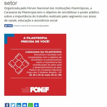 Líderes de entidades filantrópicas se reúnem em Brasília em defesa do setor- Femipa