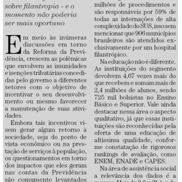 O impacto da filantropia para o Brasil- Empresas e Negócios