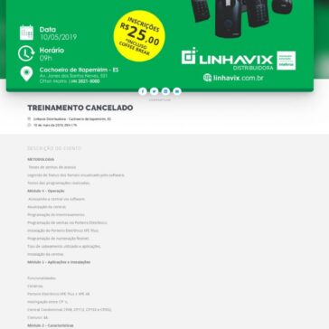 TREINAMENTO CANCELADO -Sympla