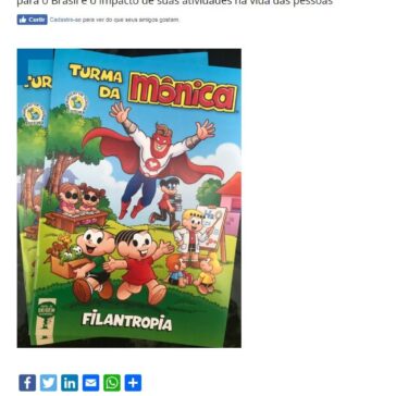 FONIF e Instituto Maurício de Souza desenvolvem gibi sobre filantropia- Femipa