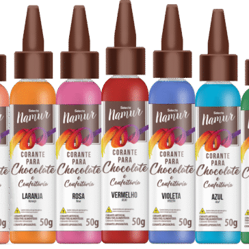Selecta Namur lança linha de corantes para chocolates e confeitaria
