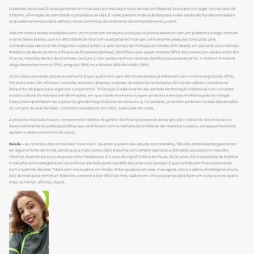 Comportamento financeiro dos jovens -Varejo S.a