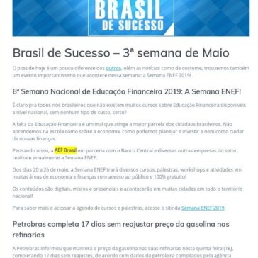 Brasil de Sucesso – 3ª semana de Maio- Insert Seguros