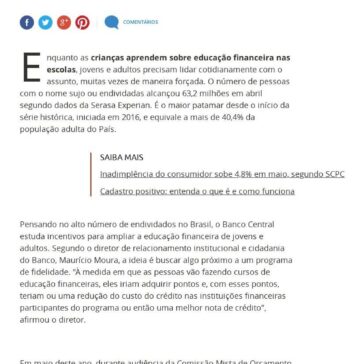 Banco Central estuda incentivos para disseminar a educação financeira no Brasil -Terra